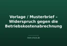 vorlage-musterbrief-widerspruch-gegen-die-betriebskostenabrechnung